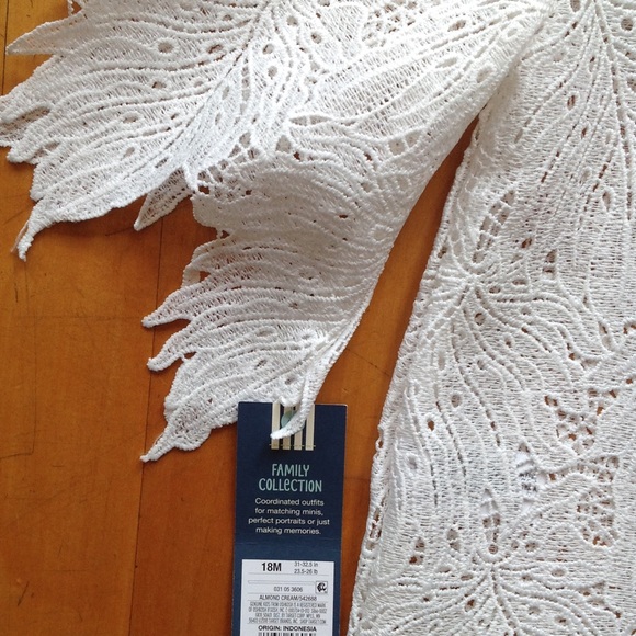 OshKosh Girls White 18 Month Embroidered Blazer NWT - Picture 13 of 14